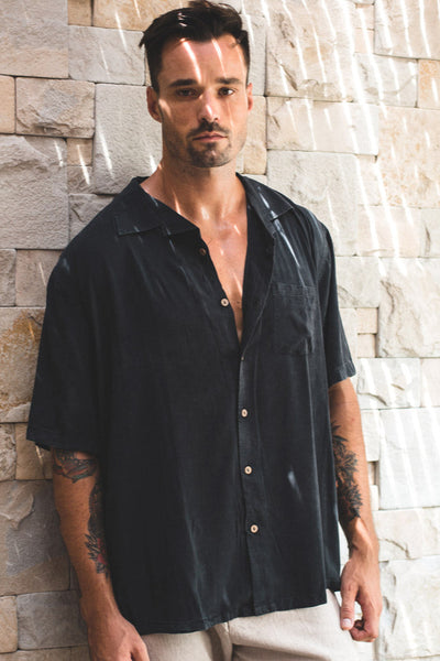 HAWAII SHIRT | black wash