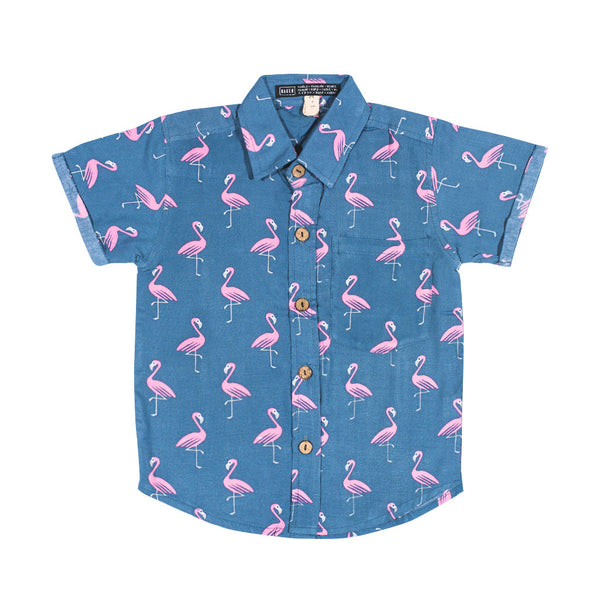 LITTLE CRUZER | flamingo navy